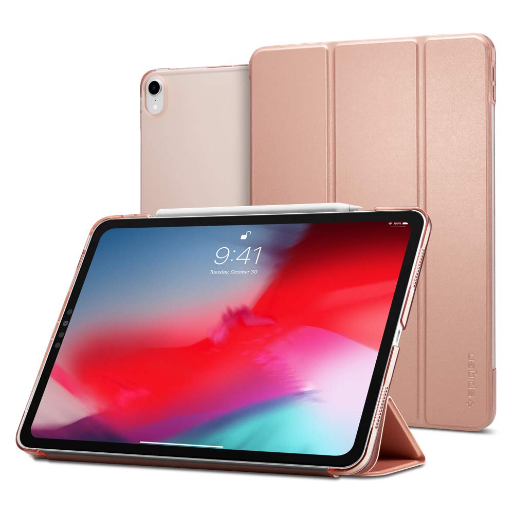 Spigen Smart Fold Back Cover Case Compatible with iPad Pro 11inch (2018) - Rose Gold (B07L62BT9Q) Amazon Price History, Amazon Price Tracker