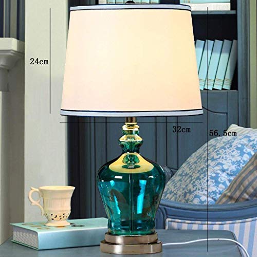 Lampe de chevet créative en verre pour illuminer vos soirées lecture au salon