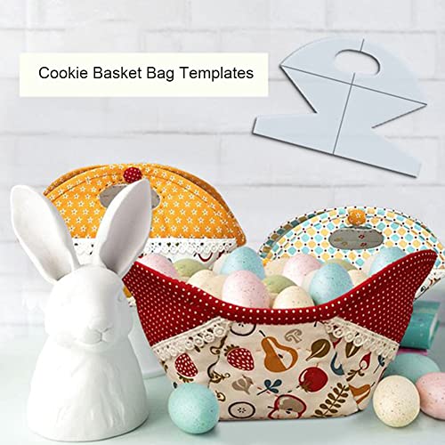Acrylic Cookie Basket Bag Templates, Multifunctional Quilting Sewing Ruler, Diy Sewing Ruler Tailor, Practical Sewing Pattern Tools (5 Inch) #TOP2