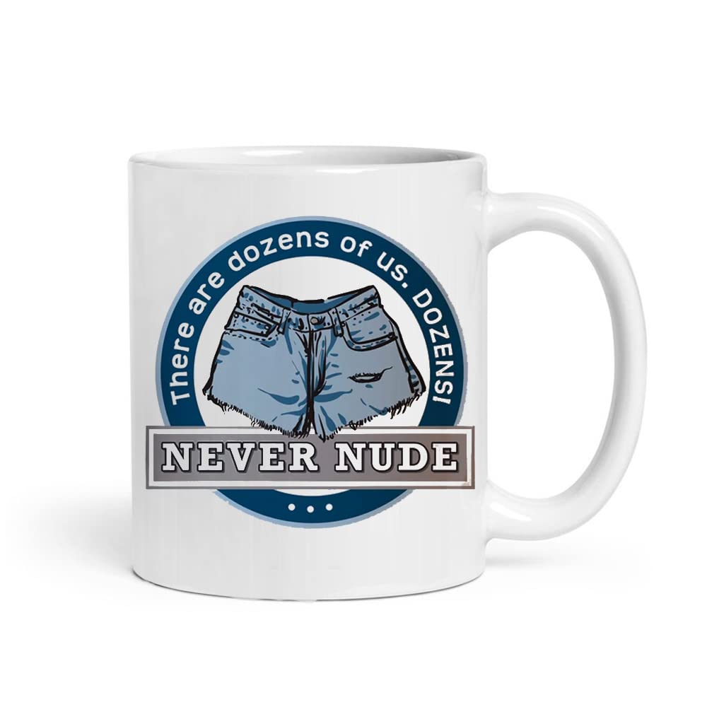 Misaavi Never Nyud Coffee Mug, Funny Bluth-Approved Goodies to Gift Arrested Development, Tobias Funke, There are Dozens of Us 11oz/325ml Ceramic Coffee/Tea/Milk Mug.