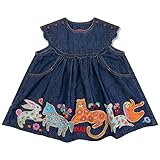 Oilily Jeans Kleid Oilily Mädchen Jeans Kleid Dja-116 - Kindermode : Mädchen