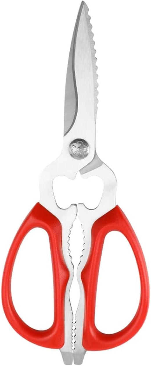 Kitchen Scissors Kitchen Scissors Stainless Steel Scissors Fruit and Vegetable Cutting Scissors Kitchen Tools with Cover