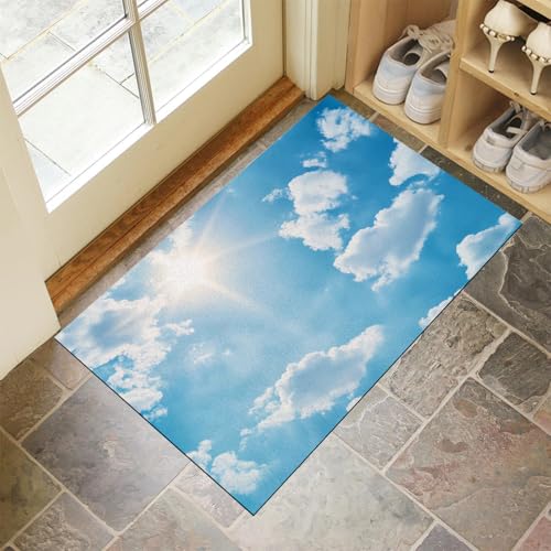 Tapis de porte extérieur robuste paillasson lavable grand format