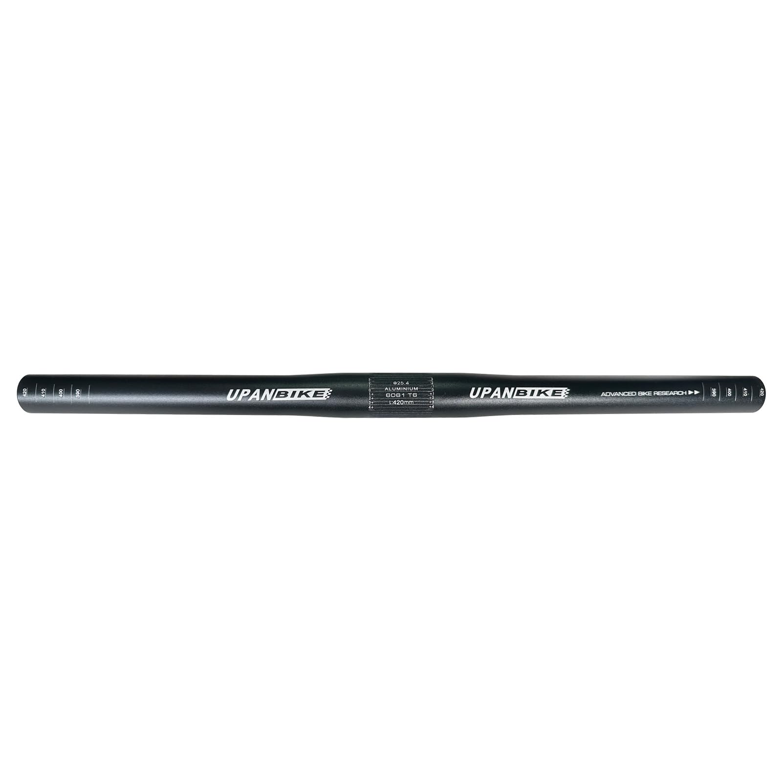 UPANBIKE Kids' Bike Handlebar φ25.4mm Length 420mm Children Handlebar Bicycle Short Flat Bar(Black)