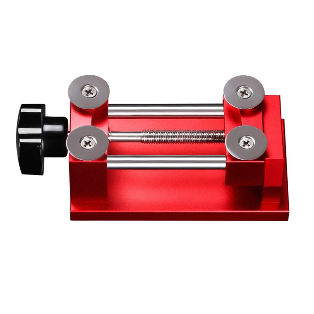 Outil Professionnel de démontage de Lunette de Montre, Outil de réparation de Montre utilisé pour l'entretien, Rouge et Argent
