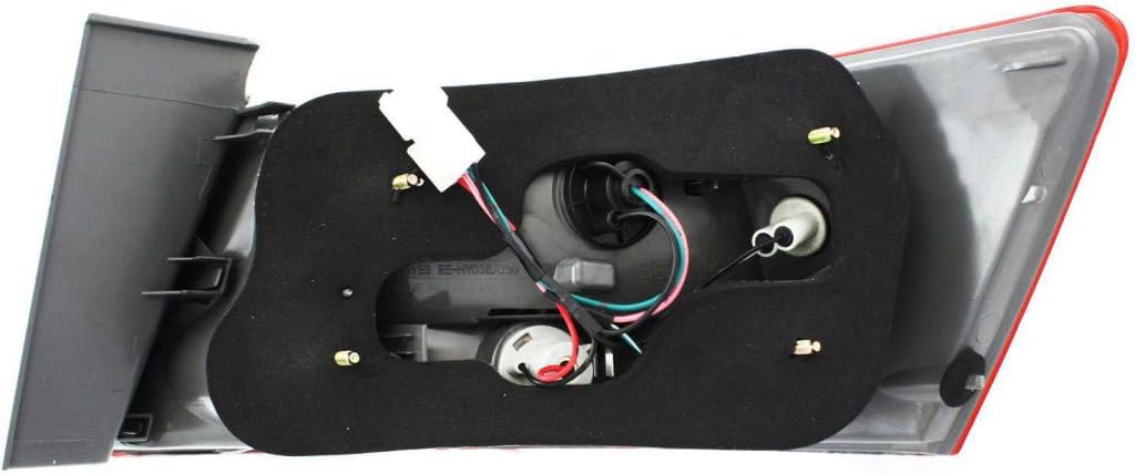 CarLights360 For 2006 2007 Hyundai Sonata Rear Tail Light Driver Side | Replacement For HY2800135 | 92401-OA000, 92401-3K020
