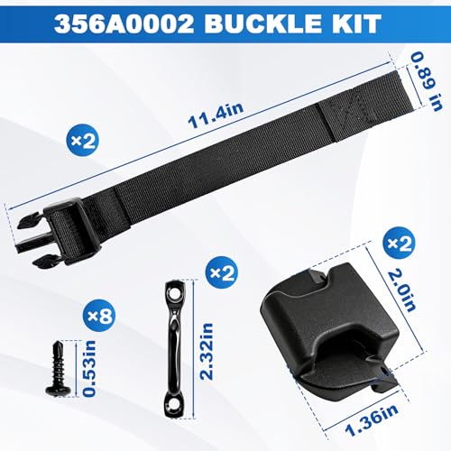 Image of 356A0002 Buckle Kit Bed Cover Buckle /Strap Assembly