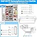UPGRADED DA97-06177C Refrigerator Door Shelf Bin Compatible with Samsung Refrigerator Door Shelf Replacement RS22HDHPNSR RSG257AABP RSG257AARS Door Shelf DA97-06177B DA63-04205 Door Shelf Bin