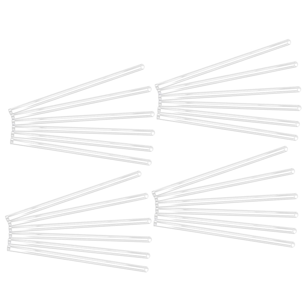 POPETPOP 100pièces Tubes Pour Lampes à Coque Transparent Pour Éclairage Extérieur Led Étanche Et Dimensions