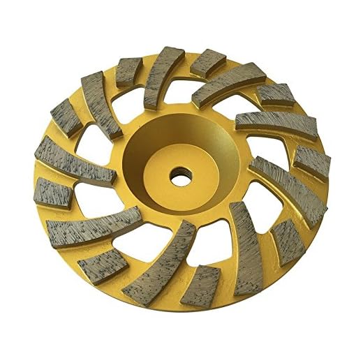 7" Long Lasting Diamond Cup Wheels for Concrete, Epoxy, Paint, Mastic Grinding - 5/8"-11 Arbor