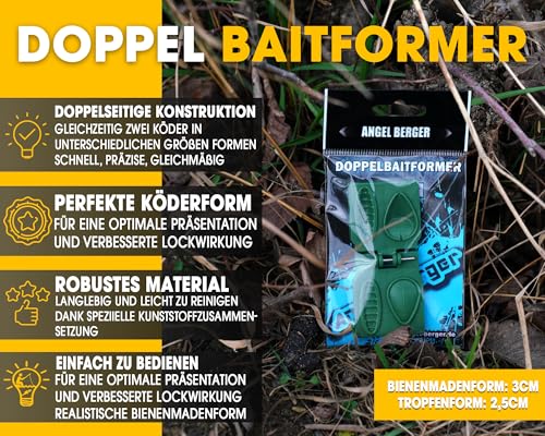Foto von Angel-Berger Doppel Baitformer 2 in 1 Forellenteigformer für Forellen Teig Troutbait