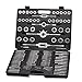 Segomo Tools 110 Piece Hardened Alloy Steel Metric Tap And Die Threading Tool Set With Storage Case | Metric Tap and Die Set | Rethreading Kit | Tap Set | Tap and Die Kit - TD110MM