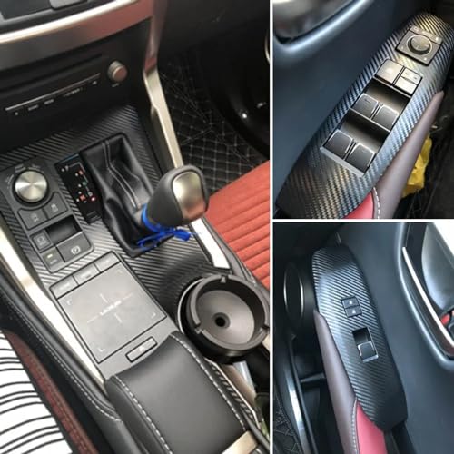 Kit carbone pour masquer rayures console Lexus NX 14-17 - 5