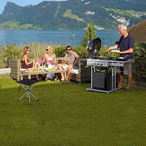 Generic Camping Stool Chair Heavy Duty 330Lbs With Compact Carry Bag Supper Lightweight  Portable  Folding Travel Chair Perfect For Picnic, Travel, Hiking, Fishing Unfolded Size 12.6X12.6X13.8Inches #TOP4