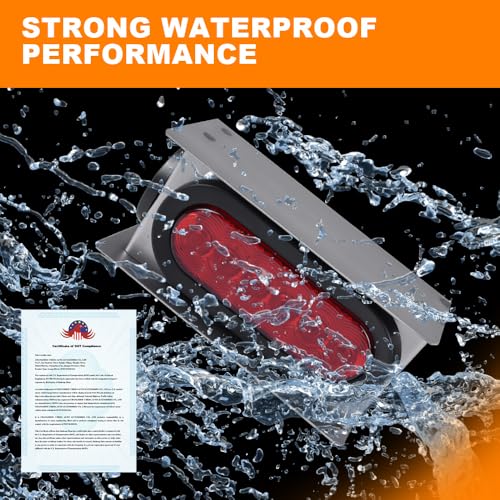 image for G-PLUS LED Trailer Steel Box Kit Rear Lights,Compatible With Trailer/T