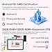 CUPEISI Android 15 Tablet 10 Inch, 20GB RAM+128GB ROM/ 2TB Expandable, 2.0GHz Quad-core Processor, 1280*800 HD Screen, 5G WiFi6 BT 5.0, 2 in 1 Tablets with Keyboard Case Mouse Stylus, Widevine L1 Pink