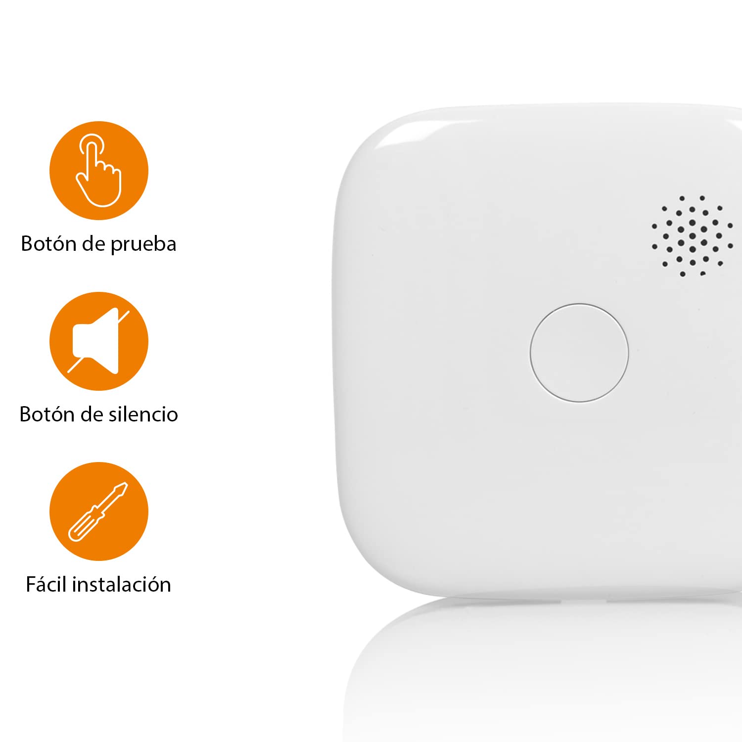 Smartwares FSM-12601 Detector de Humo Conectado - 85 DB - Cumple con la Norma EN-14604