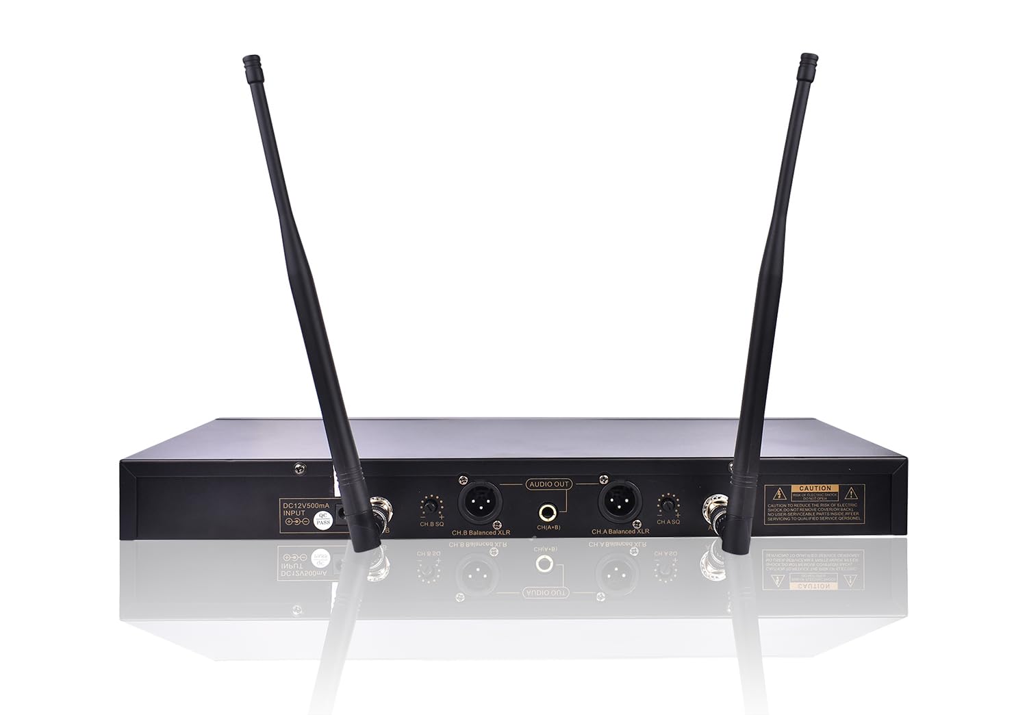 UHF-535 cyfrowe automatyczne skanowanie, obsługa wokalu podwójny bezprzewodowy system mikrofonów