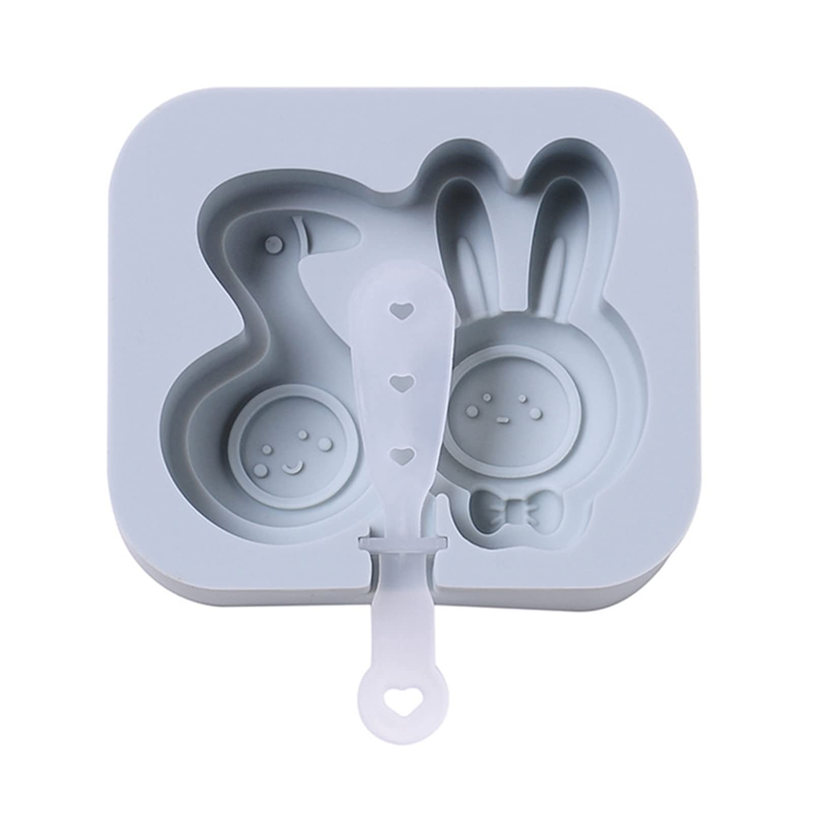 Tsophreniq Cream Mold Shape Ice for Pop Mold Popsicles Makers Kitchen Gadget Ice Popsicles Molds Kitchen Accesso Silicone Molds with Tray