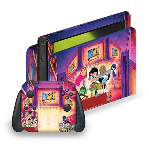 Skin vinyle Nintendo Switch OLED Teen Titans Go, personnalisez vos sessions de jeu nomades