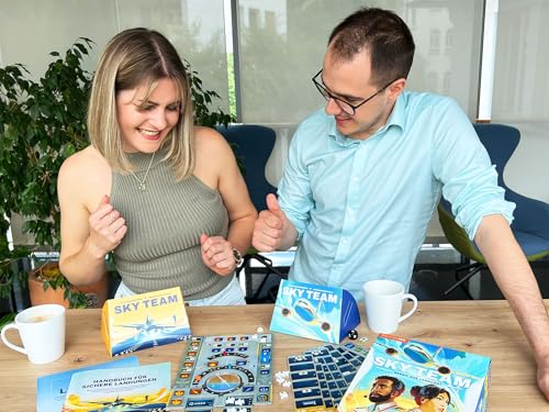 Kosmos 684044 Sky Team - Bereit zur Landung? Spiel des Jahres 2024, kooperatives Spiel für 2 Personen ab 10 Jahre, Strategiespiel, Brettspiel, Gesellschaftsspiel