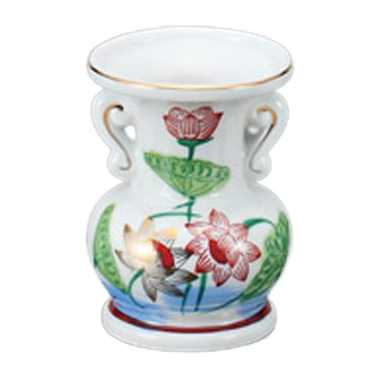 Amazon.co.jp: 山下工芸(Yamashita kogei) 仏具 神具 花瓶 錦4.0玉仏