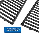 Stanbroil Grille de cuisson en fonte pour Weber Genesis II et Genèse II LX 400 Series Grills à gaz - Grille de grille pour Genesis 2022 Genèse E-435, Genèse S-435, Genèse SPX-435, Ensemble de 3