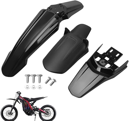 Surron - Juego de guardabarros delantero y trasero para motocicleta eléctrica, para motocross, todoterreno, compatible con Light Bee Sur Ron SX