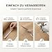 STOFFKONTOR Jute Sackleinen Meterware in Natur, 100% Jute, Robust & Flexibel verwendbar, ca. 130 cm breit, ca. 360 g/lfm