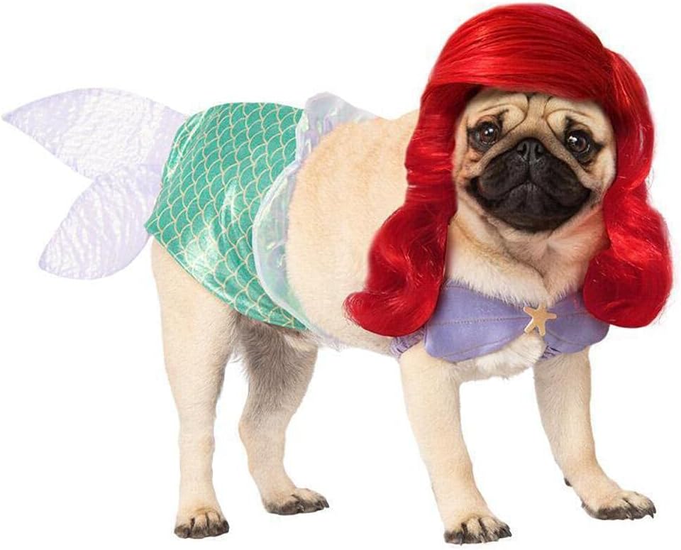 Disfraz de Ariel de Disney para Perros o Gatos Rubies Talla S