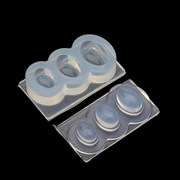 Misright Hollow Quicksand Resin Casting Molds Silicone Mould for Pendant Bangle Bracelet Jewelry Making DIY Craft Tool