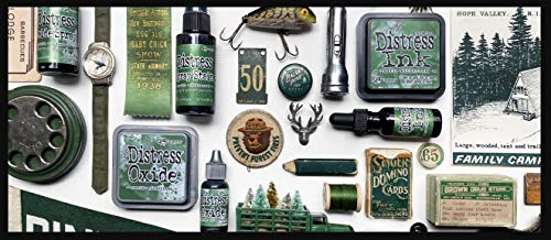 Tim Holtz Distress Rustic Wilderness November 2020 Release, Distress Ink Pad/Reinker, Oxide Ink Pad/Reinker, Embossing Glaze, Flip Top Paint, Oxide Spray, Spray Stain, Collector Enamel Pin, 9 Items - Thumbnail 2