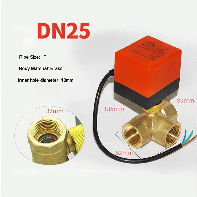 Vanne électrique en laiton DN20 pour optimiser le circuit d'eau du plancher chauffant - 6