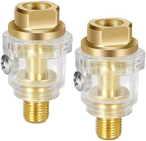 3x Mini Druckluft Öler 1/4 Zoll - Pneumatisches Schmierwerkzeug Für Druckluftwerkzeuge