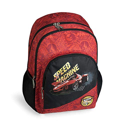 Busquets Mochila Escolar Doble Hot Wheels by DIS2