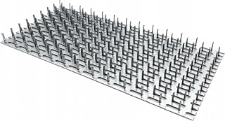 Flachreparaturplatten, Verzinkte Fachwerkplatten 103 x 225 x 1,5 mm, Gezackte Flachreparaturplatten für Holzverbinder, Reparaturblech-Klammer für starke Verbindungen, Höhe 15 mm, Stärke 1,5 mm