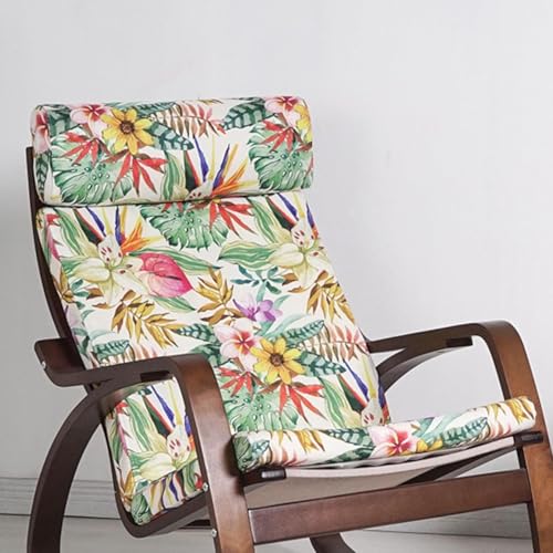 Coussin pour fauteuil à bascule coton antidérapant déhoussable - 2
