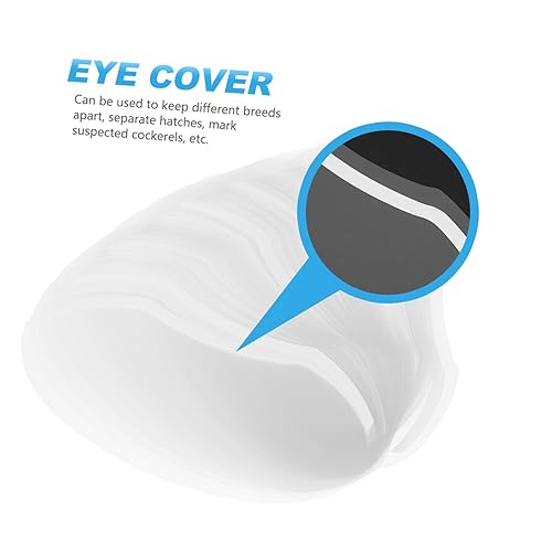 Miniatura 9 de GALPADA 100 viseras desechables de corte de pelo para niños y niñas, protección ocular, impermeable, para peluquería y uso al aire libre