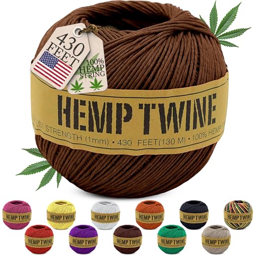 Hemp Twine for Gardening - Twine for Crafts - Organic