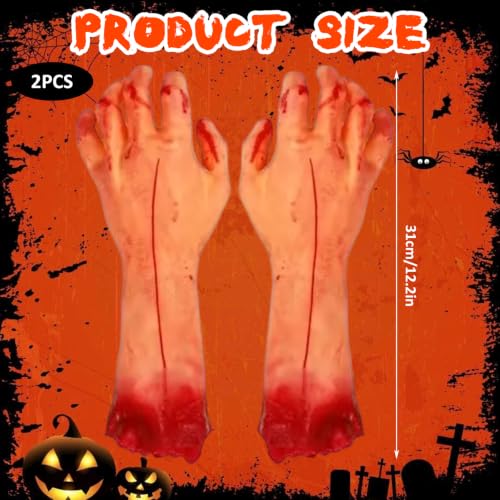 Manos cortadas de Halloween para asustar en tu casa encantada 6