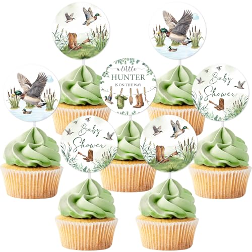 Décoration de cupcakes fête prénatale A Little Hunter Is On The Way Sursurprise