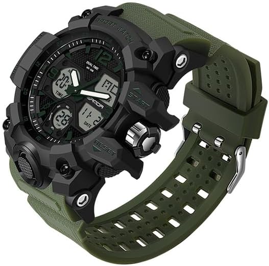 Watches - SANDAs Тоρ Brand Sports Men's Watches Military Quartz Watch Man Waterproof Wristwatch For Men Clock Shock Relogiosss