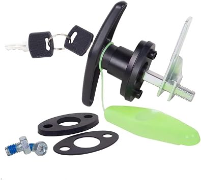 Truck Topper Fastener Heavy Duty T-Handle Lock for Leer/Snugtop Camper Shell - Universal Replacement Locking Handles with Keys, Secure Truck Cap Clamps & Tailgate Lock Accessories Right Lock