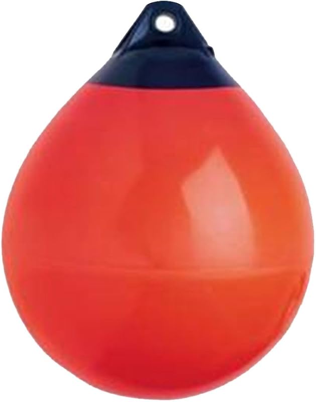 X-Haibei 1 Boat Fender Ball Round Anchor Buoy, Dock Bumper Ball Inflatable Vinyl Shield Protection Marine Mooring Buoy