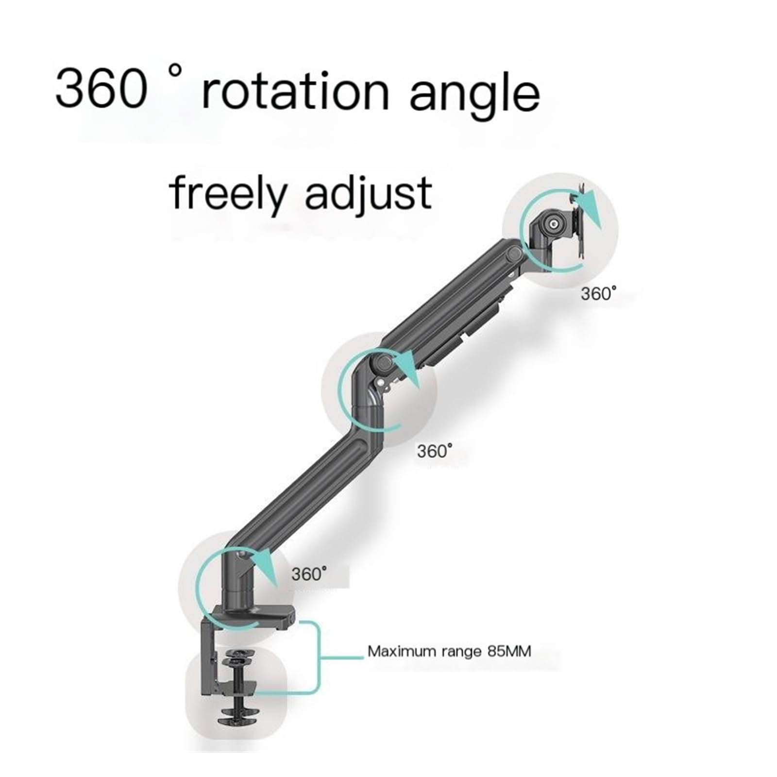 Soporte de brazo robótico elevación giratorio telescópico