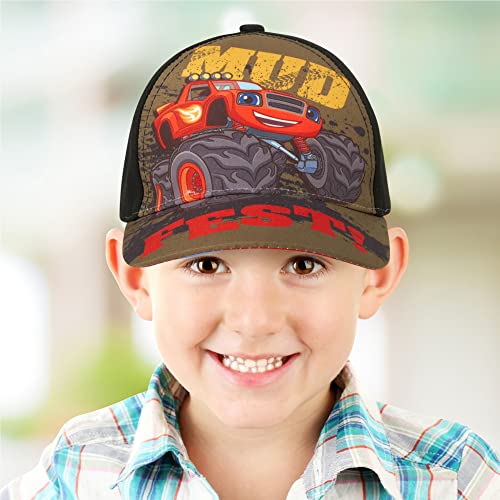 Nickelodeon Boys Blaze & The Monster Machines 2 Pack Cotton Baseball Cap (Ages 2-4) (Blaze Olive/Red, Age 2-4) #TOP3