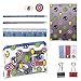 Marvel Avengers Set di Cancelleria, Include Matite, Righello, Taccuino A6, Gomma, Temperamatite, Foglietti Adesivi, Clips, Astuccio, Set Scolastico Ragazzi