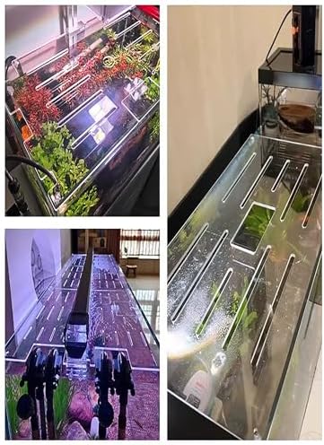 Custom Acrylic Aquarium Top Cover, Jump-Proof Fish Hood with Air Vent, Cat-Proof Design, 40x20CM (15.7x7.8in) - Perfect for Fish Tanks and Pet Safety