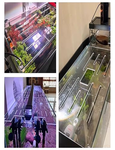 Klare Acryl Aquarium Top Cover, Custom Terrarium Jumping Proof Hood - Vermeiden Sie Katzenfang Fisch, mit Frischluftloch, geschnitten nach Wille (50x30CM/19.7x11.8in)