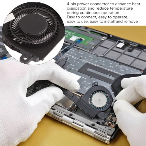 Ventilateur de refroidissement CPU GPU Dell XPS 13 9370 9380 4 broches - 5